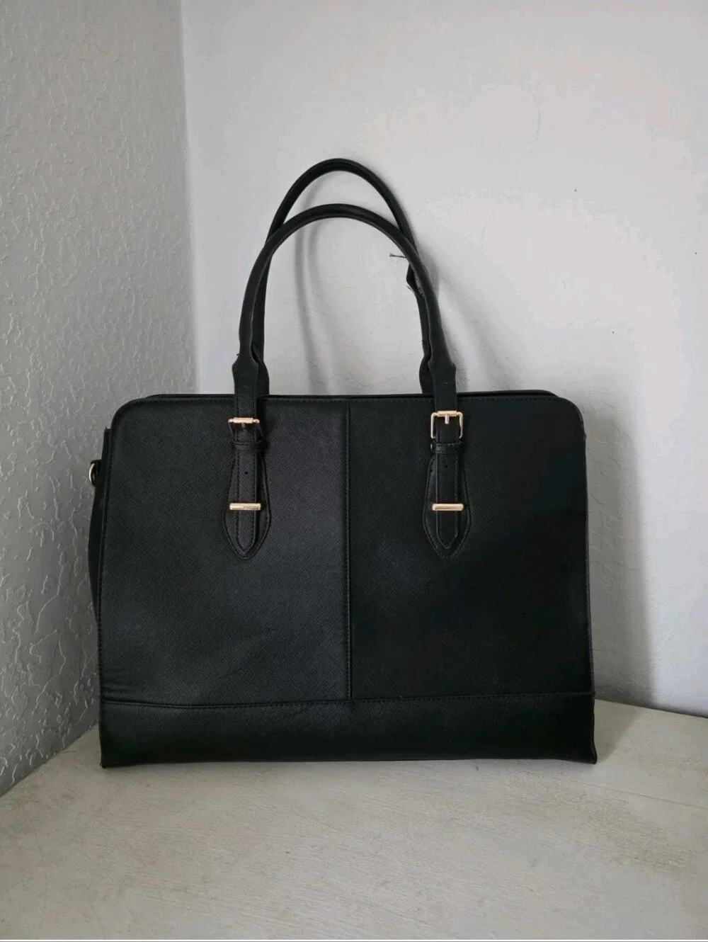 Laptop Bag for Women Leather 15.6 Inch Laptop Work Tote for Computer Bag